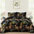 3-Piece Botanical Floral Quilt Set - Soft Lightweight Microfiber All Season Coverlet-122517524-122517520
