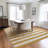 Washable Striped Indoor / Outdoor Rug-53094810