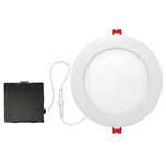 Slimline 6'' Dimmable Air-Tight IC Rated Recessed Lighting Kit
