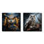 Nocturnal Owl Portrait I - Hibou-290384373