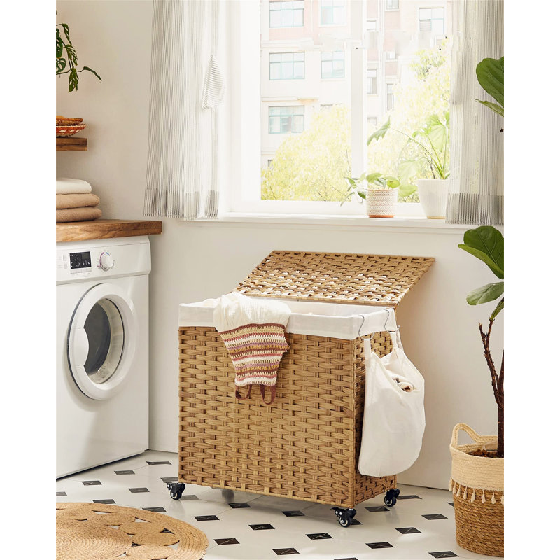 Rolling Laundry Sorter with Handles