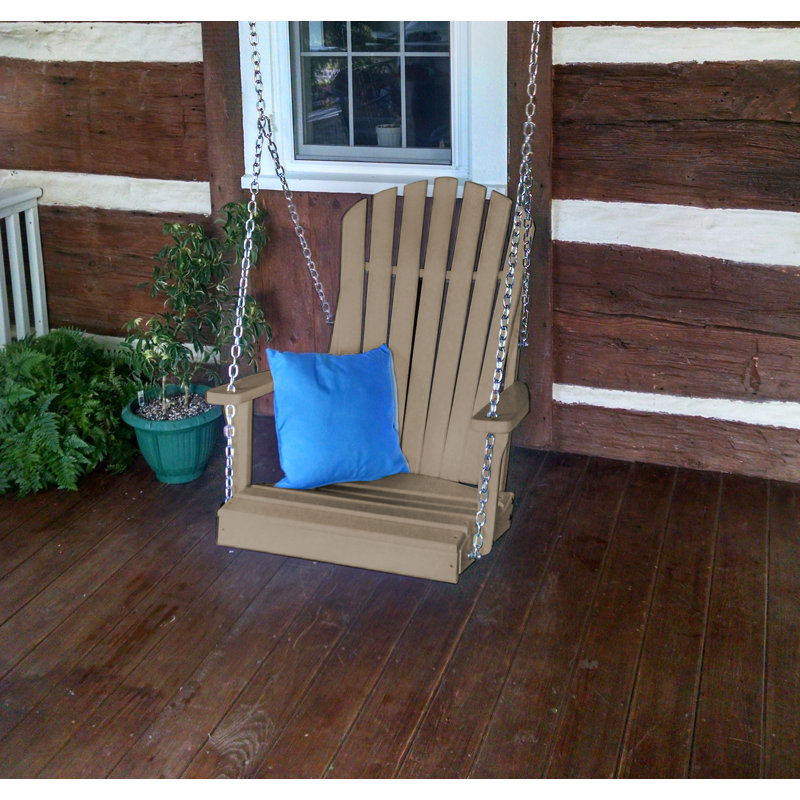 Balancelle en rotin Adirondack Ratto, Bois patiné