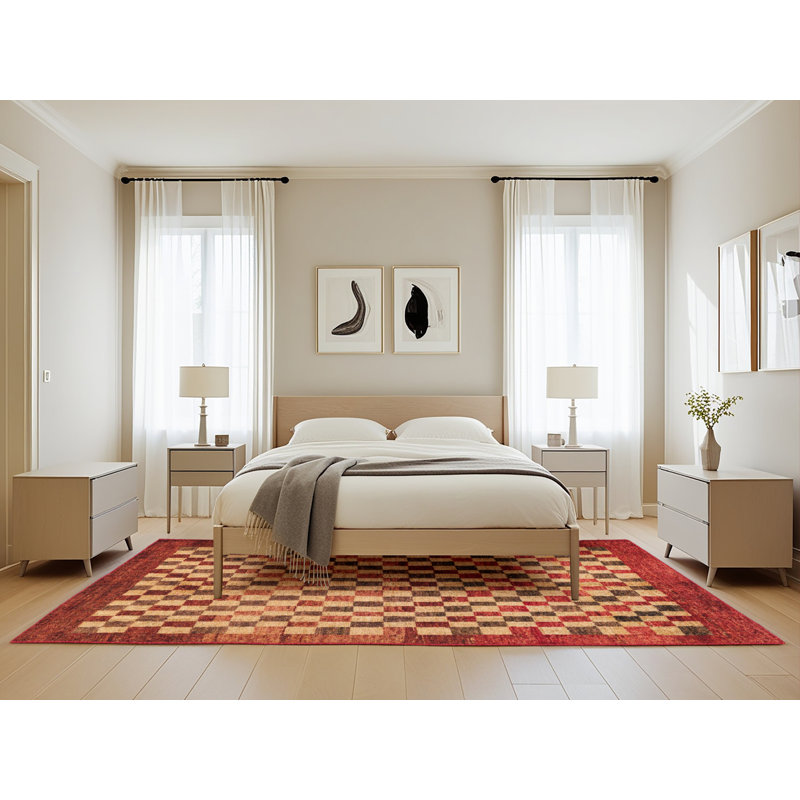Abstract Indoor Rug, Rectangle 5' x 8'