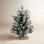 Flocked Tabletop Fir Tree