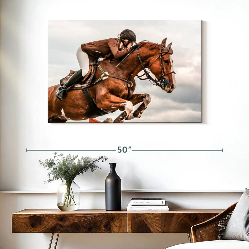 Sireci Equestrian Show Jumping, 26" H x 39" W