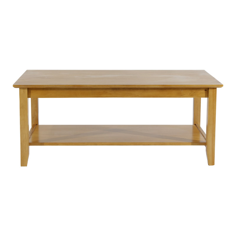 Solid Wood Coffee Table, Natural Wood