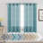 Hywell Soft Linen Plaid Semi-Sheer Grommet Curtain Panels-429486303-429486273