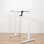 VIVO Manual Height Adjustable Stand Up Desk Frame Crank System, M051MB series