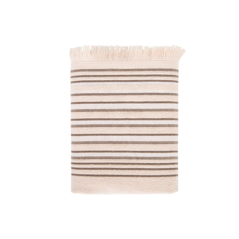 Serviette de bain Davyne simple, Poudre