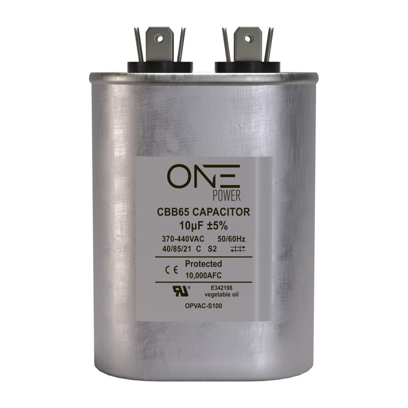 Condensateur de climatiseur à utilisation unique 10-MFD, 370V ou 440V, unité centrale 10BF CBB65B