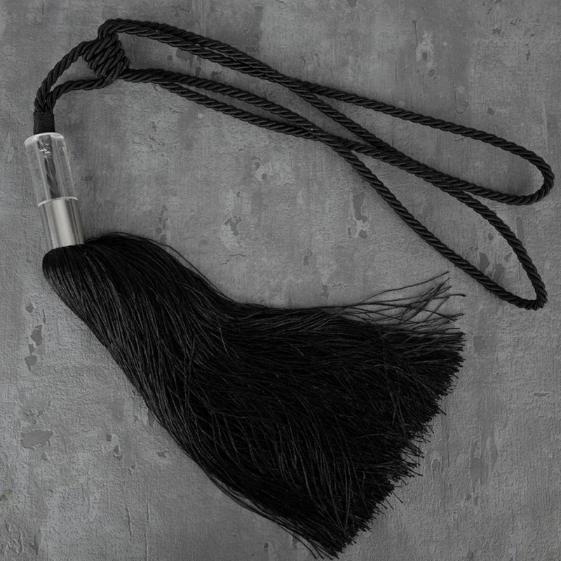 Dule Fabric 33cm Curtain Tieback, Black
