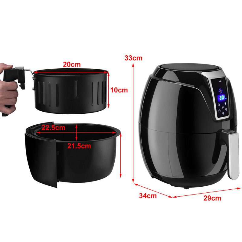 Symple Stuff 3.2L Air Fryer