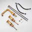 Robinet de salle de bain industriel Gold