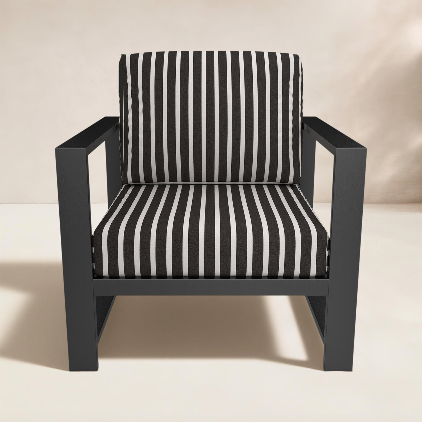 Dulcie Sunbrella® Patio Lounge Chair, Sunbrella® Shore Classic