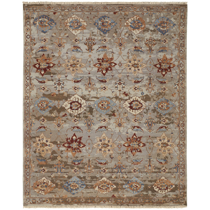 Performance Wool Floral Indoor Rug, Runner 2'6" x 8'