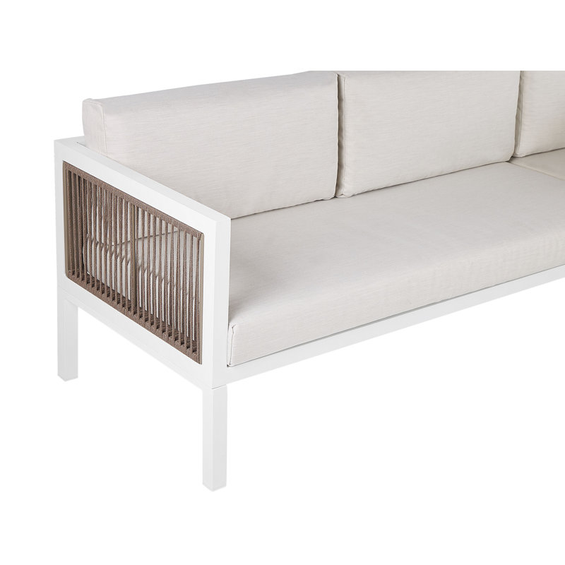 Outdoor Borello Powder Coated Aluminium 4 - Person Seating Group