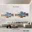 Ensemble 5 pièces Sea Cloudscape sur toile-714004920