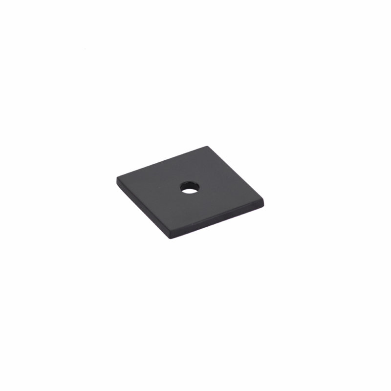 Plaque arrière carrée pour bouton Emtek 1-1 / 4 po Art Deco