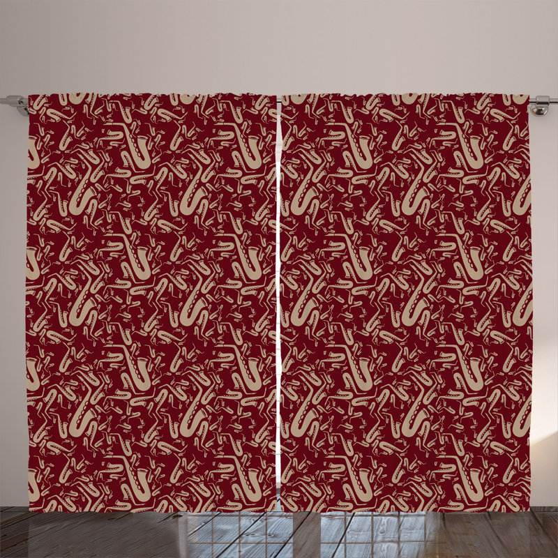 Semi Sheer Curtain Pair
