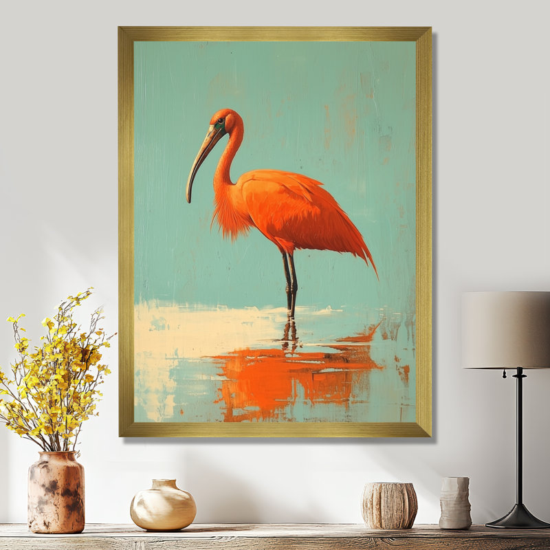 Corrick - animaux, art mural, H 20 po x l 12 po, Reproduction encadrée d'une seule photo, Doré