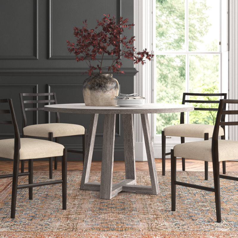 Adelle Round Solid Wood Dining Table