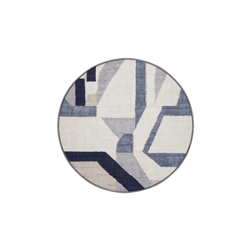 Machine Washable Gray Area Rug
