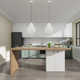 Garfield Single Light Metal Dimmable Pendant
