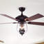 Ventilateur de plafond à 5 pales 52 po avec ensemble d’éclairage inclus Baldy-51486643