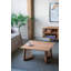 Table basse rectangulaire avec plateau en bois massif