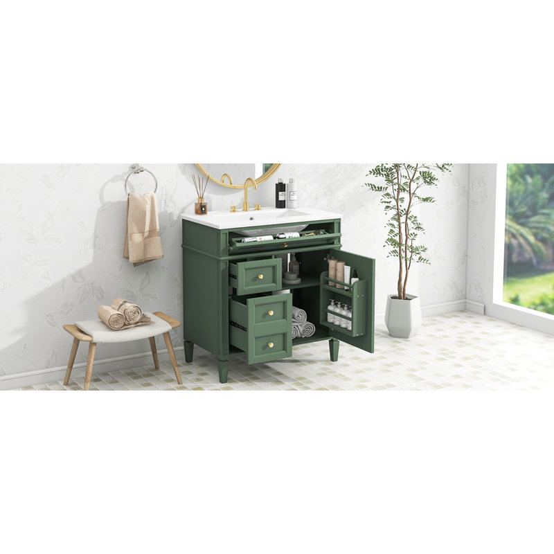 Versatile Storage Ceramic Vanity For Modern Bathrooms