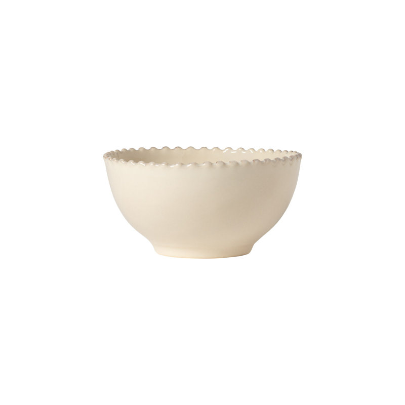 Pearl 27oz. Handmade Stoneware Cereal Bowl, Cream