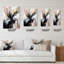 Janecia - Horloge murale abstraite en marbre-736079609