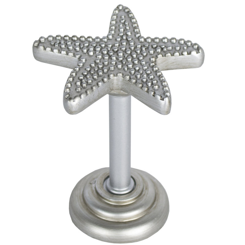 Retenue de rideau Charlton Starfish Medallion, Étain
