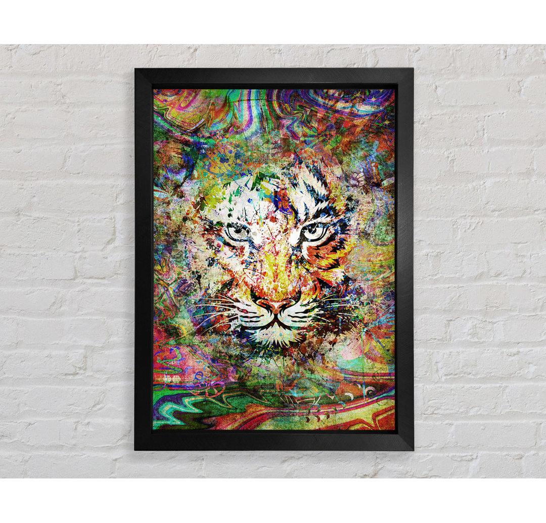 Rainbow Splash Tiger - Druck