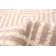 Tapis argenté / rose / crème Salih