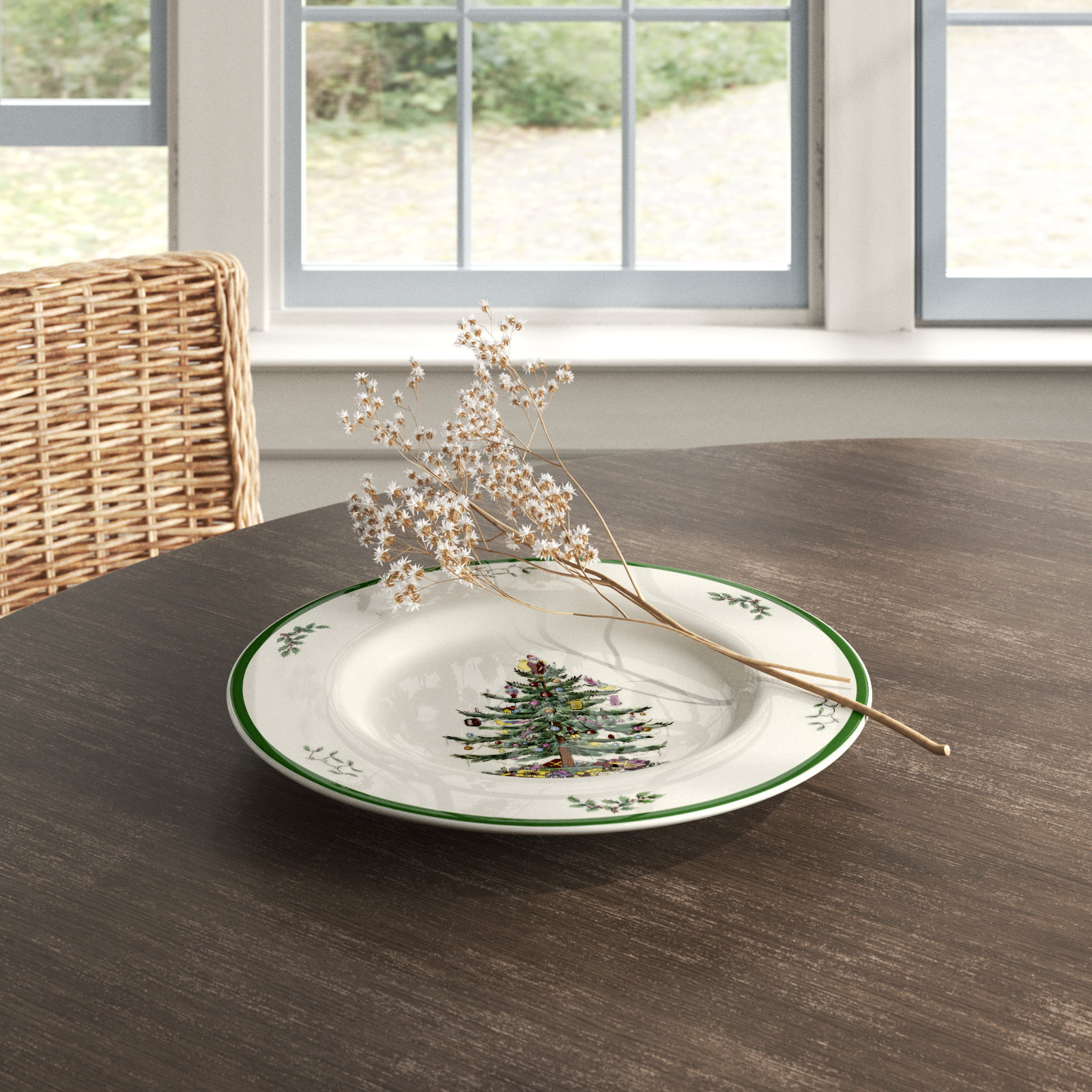 Spode Christmas Tree Round Platter