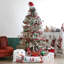 Ensemble de 50 décorations de boules de Noël incassables assorties, babioles, cannes de bonbon, clochettes, flocons de neige, pendentifs, gouttes de fleur, décorations d'arbre de Noël, elf