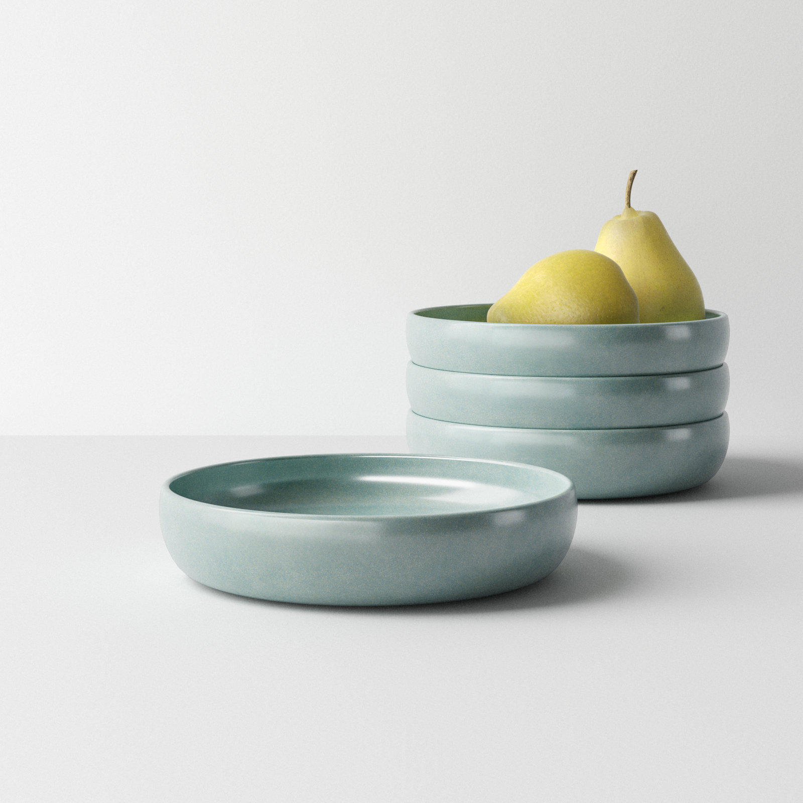 Borgen 33 oz. Salad Bowl, Pale Jade