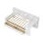 Wooden L-Shape Daybed With Seven Storage Cabinets And Two Storage Drawers, Multi-Functional Bed With Study Desk And Built-In Bookshelf, White-1661330365-1661330366