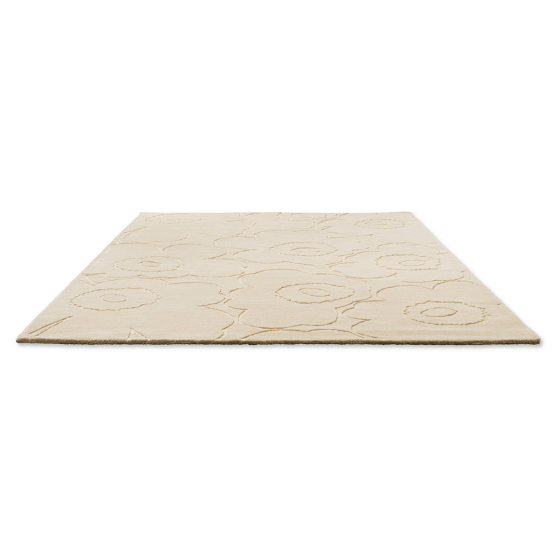Piirto Unikko Natural White | 133701, Natural White, Rectangle 4'7" x 6'7"