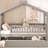 Zhayne Wooden House Bed with Trundle-1451600463-1451600451