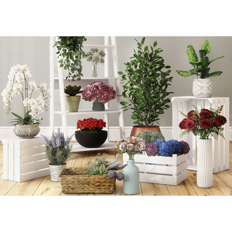 50cm Faux Foliage Plant in Pot