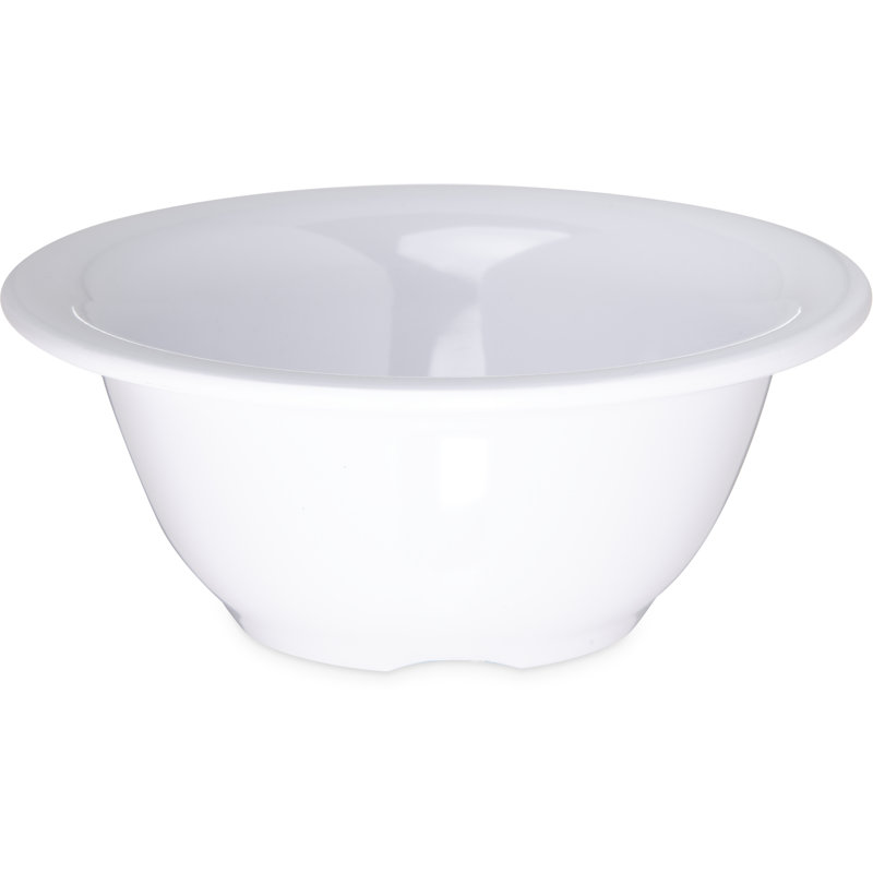 Sierrus™ 9.6 oz. Melamine Rimmed Bowl, White