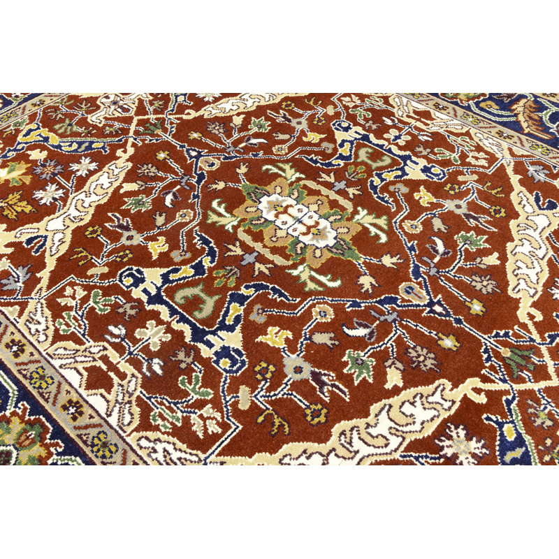 Tapis rouille Oushak Chobi