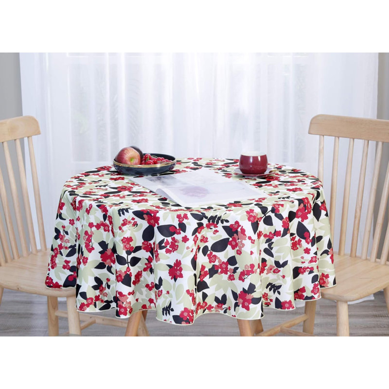 Circle Polyester Tablecloth