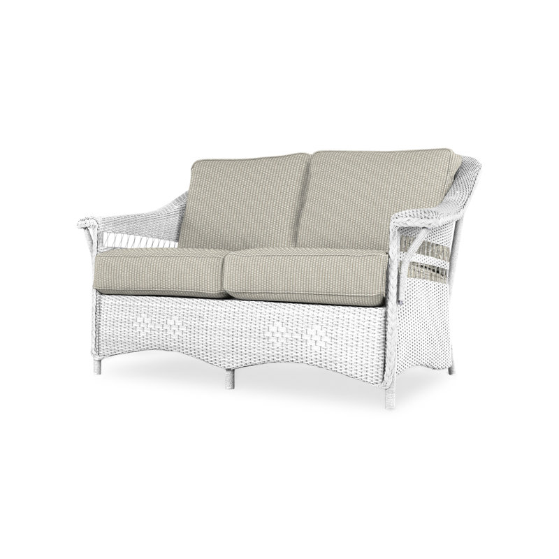 Nantucket Outdoor 2 - Seat, White, Sandberg Navy
