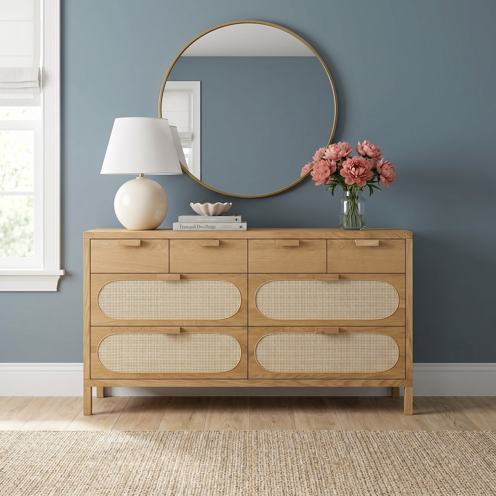 Macneil 61" Oak Double Dresser