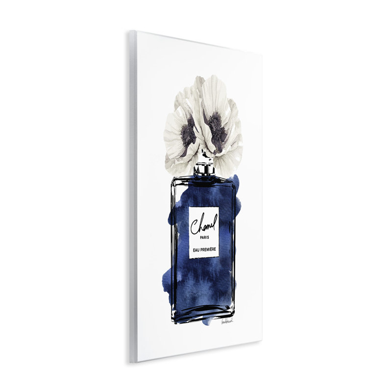 Bouteille de parfum Deep Blue, H 19 po x l 13 po