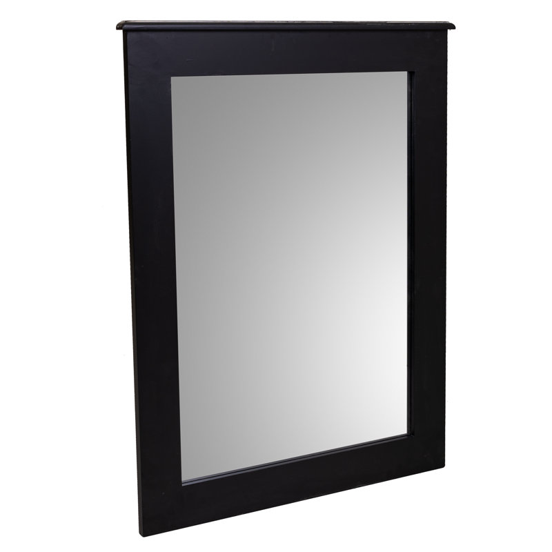 Blountville Wood Flat Wall Mirror