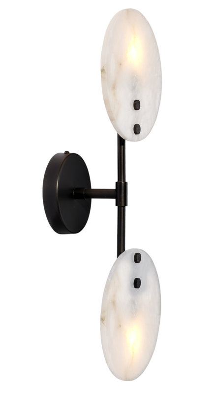 Oracle 2 - Light Armed Sconce, Bronze